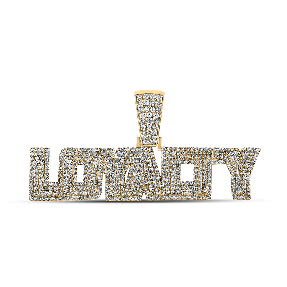 10K Gold 2 ct Diamond Loyalty Pendant