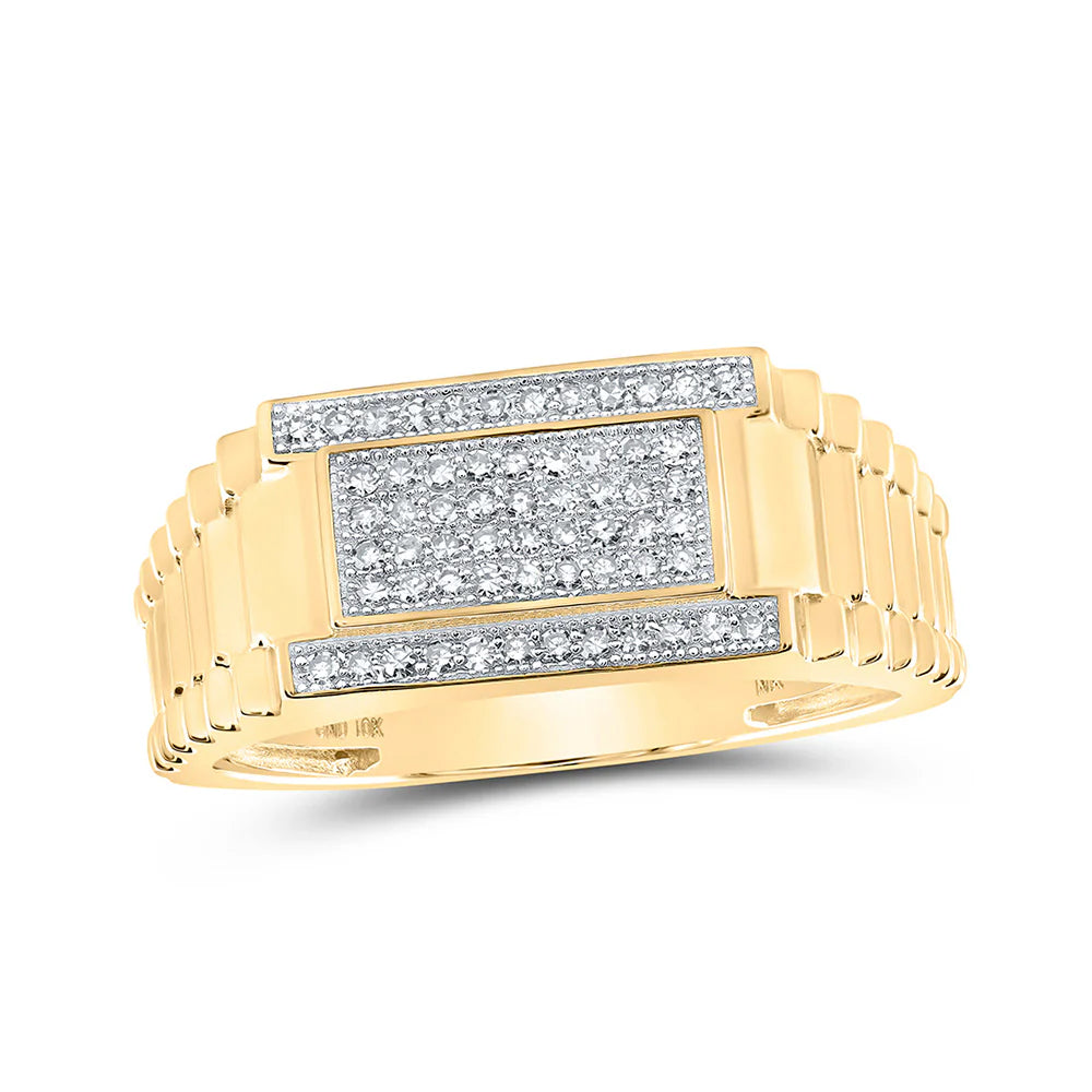 10k Gold 1/4 ct Diamond Band Ring