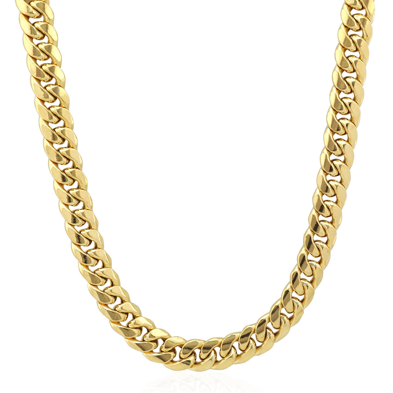 14k Yellow Gold Miami Cuban Chain