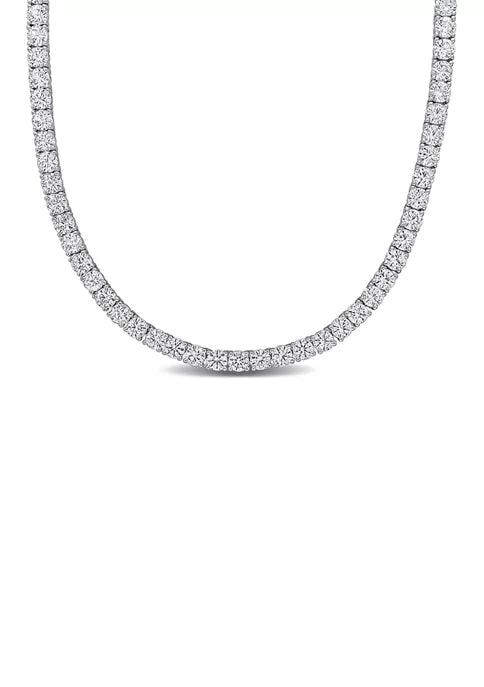 Sterling Silver Diamond Tennis Chain