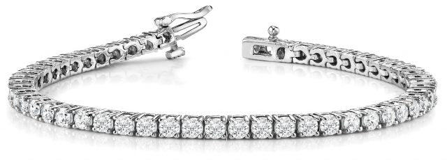 14k White Gold 1ct Diamond Tennis Bracelet