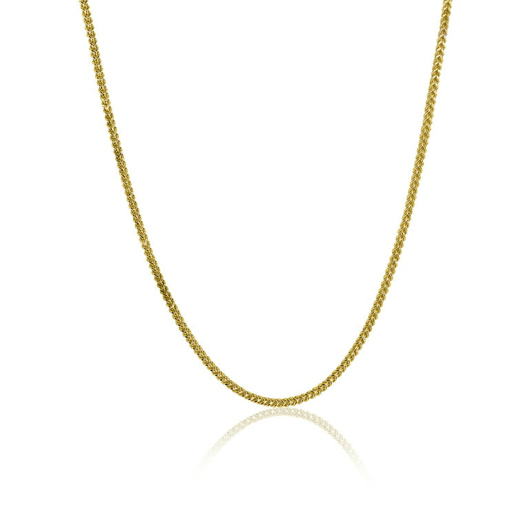 10kt Gold Hollow Franco Chain