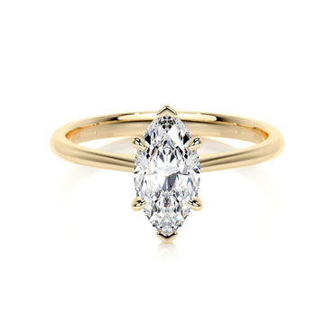 Lab Grown Solitaire 1 carat Diamond Marquise Ring