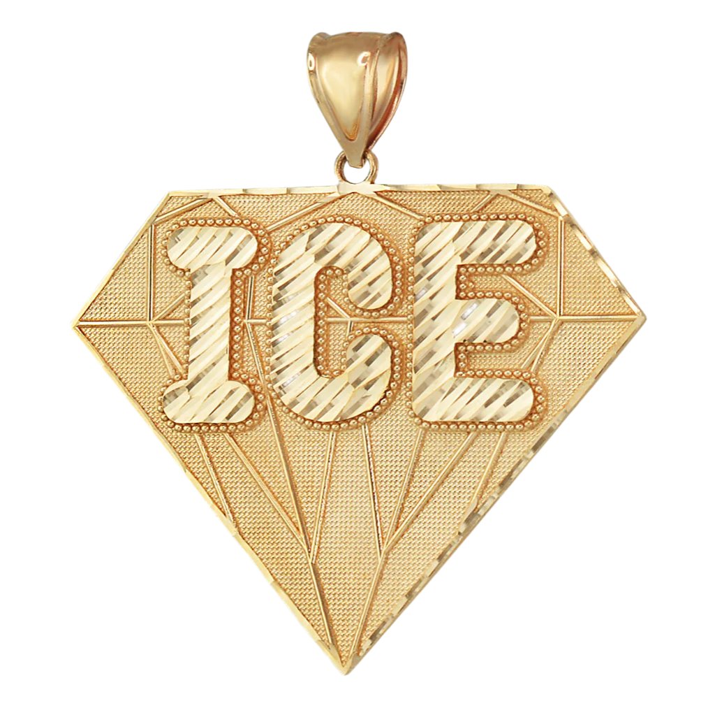 10k Gold "ICE" Pendant