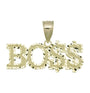 10k Gold Boss" Script Pendant