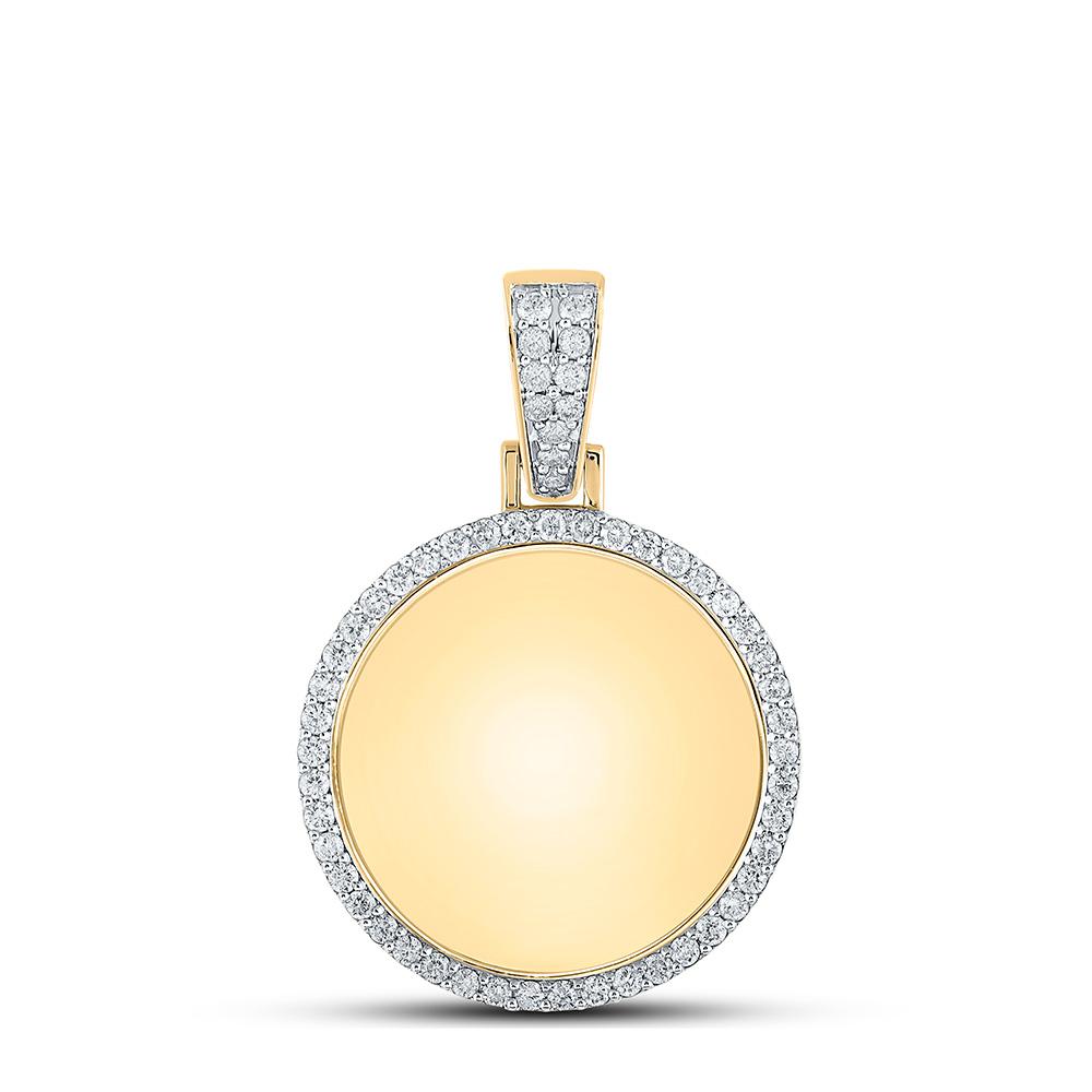 10K Gold 1/2 ct Diamond Memory Charm