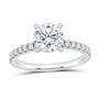 14K White Gold 1 7/8 CTW Lab-Grown Diamond Round Engagement Ring — SKU 12055