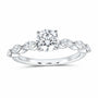 14K White Gold 1 1/2 CTW Lab-Grown Diamond Round Engagement Ring — SKU 12165