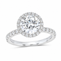 14K White Gold 2 3/4 CTW Lab-Grown Diamond Round Engagement Ring, photo 1