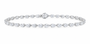 14K White Gold 5 1/5 CTW Lab-Grown Diamond Pear Bracelet, photo 1