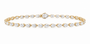 14K Yellow Gold 5 1/5 CTW Lab-Grown Diamond Pear Bracelet, photo 1