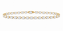 14K Yellow Gold 8 1/2 CTW Lab-Grown Diamond Oval Bracelet, photo 1