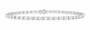 14K White Gold 6 1/3 CTW Lab-Grown Diamond Emerald Bracelet, photo 1