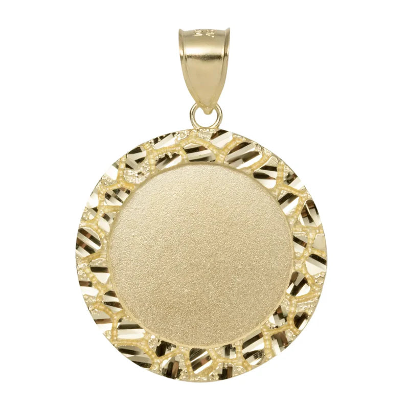 10k Gold Nugget Memory Pendant