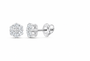 10K gold lab-grown diamond earring, supplier SKU 14195