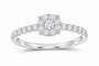 White gold diamond fashion ring, supplier SKU 14330