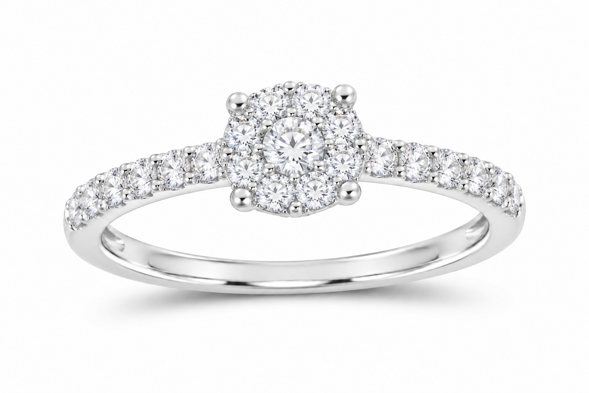 White gold diamond fashion ring, supplier SKU 14330