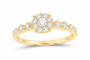 Yellow gold diamond fashion ring, supplier SKU 14332