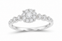 White gold diamond fashion ring, supplier SKU 14333