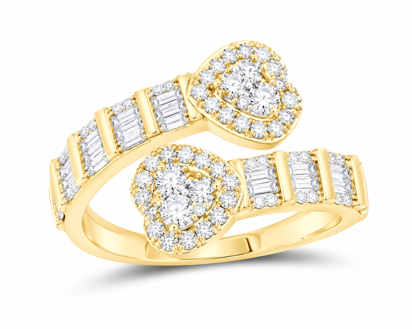 Yellow gold diamond fashion ring, supplier SKU 14379