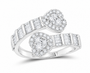 White gold diamond fashion ring, supplier SKU 14380