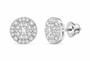 10K Gold 3 CTW Lab-Grown Diamond Round Halo Men's Stud Earrings SKU 15125
