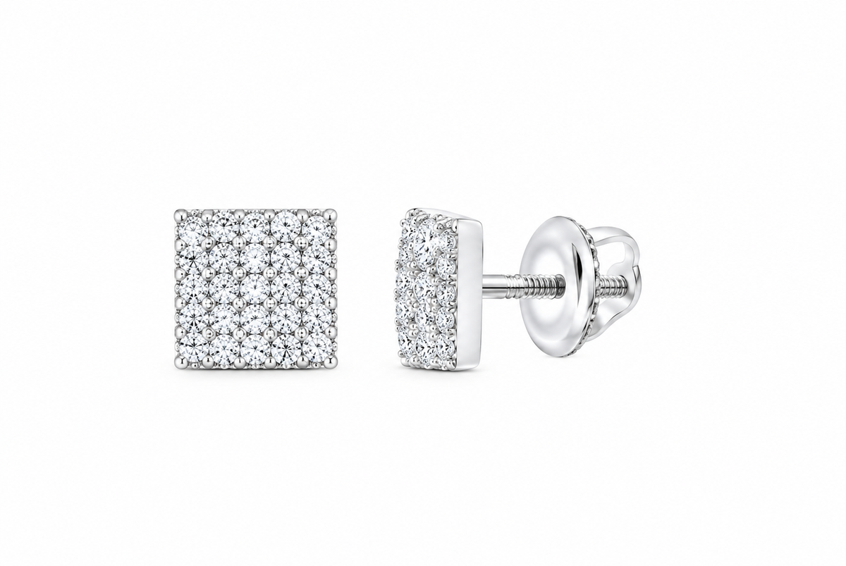 Perez Jewerly lab-grown diamond stud earrings, supplier SKU 17606
