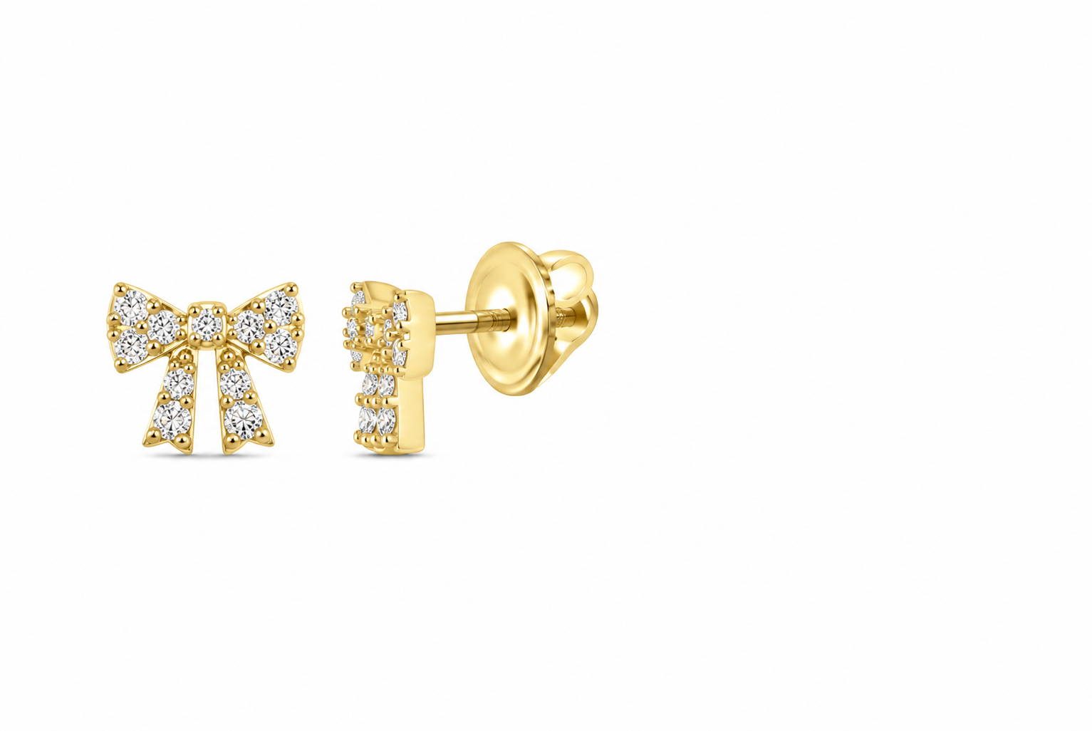 Lab-grown diamond stud earrings, supplier SKU 17607