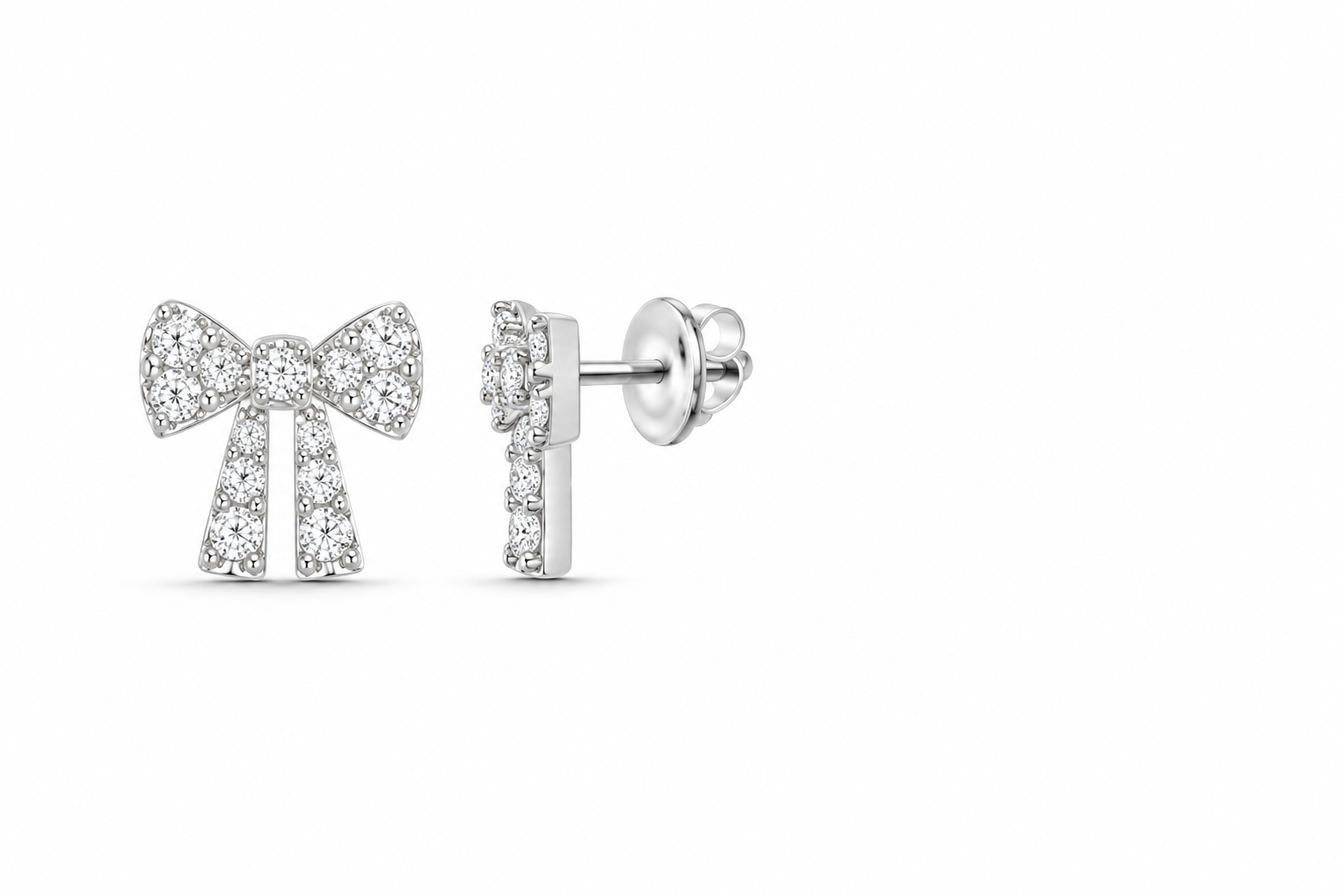 Lab-grown diamond stud earrings, supplier SKU 17610