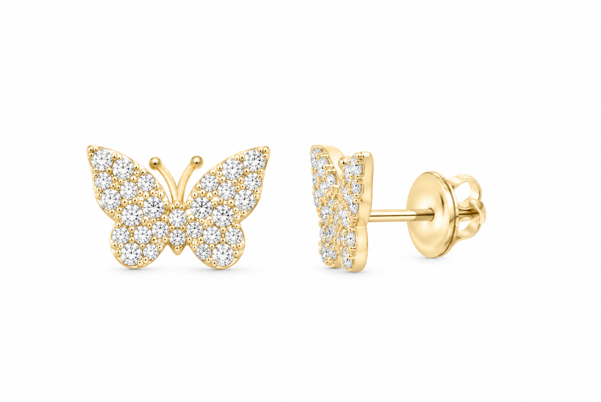 Perez Jewerly lab-grown diamond stud earrings, supplier SKU 17617