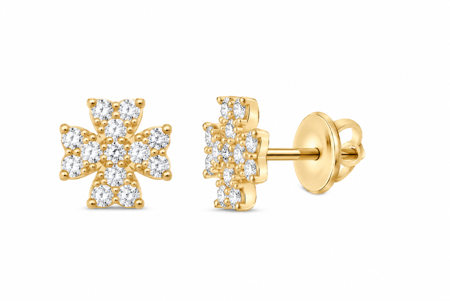Perez Jewerly lab-grown diamond stud earrings, supplier SKU 17623
