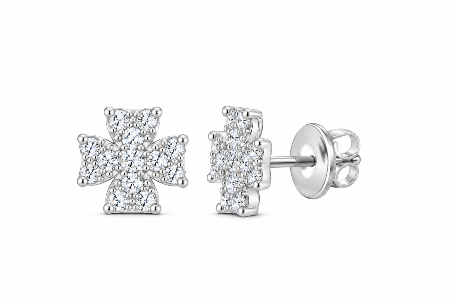 Perez Jewerly lab-grown diamond stud earrings, supplier SKU 17624