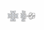Perez Jewerly lab-grown diamond stud earrings, supplier SKU 17624