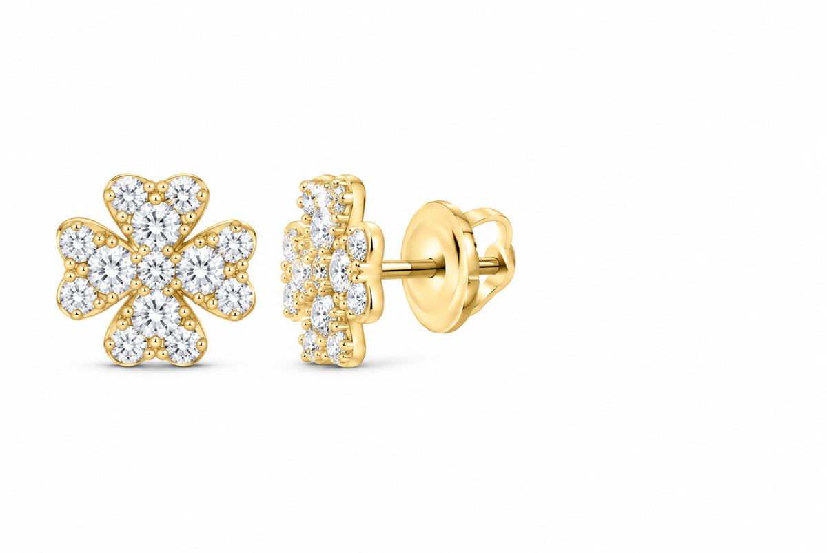 Perez Jewerly lab-grown diamond stud earrings, supplier SKU 17631