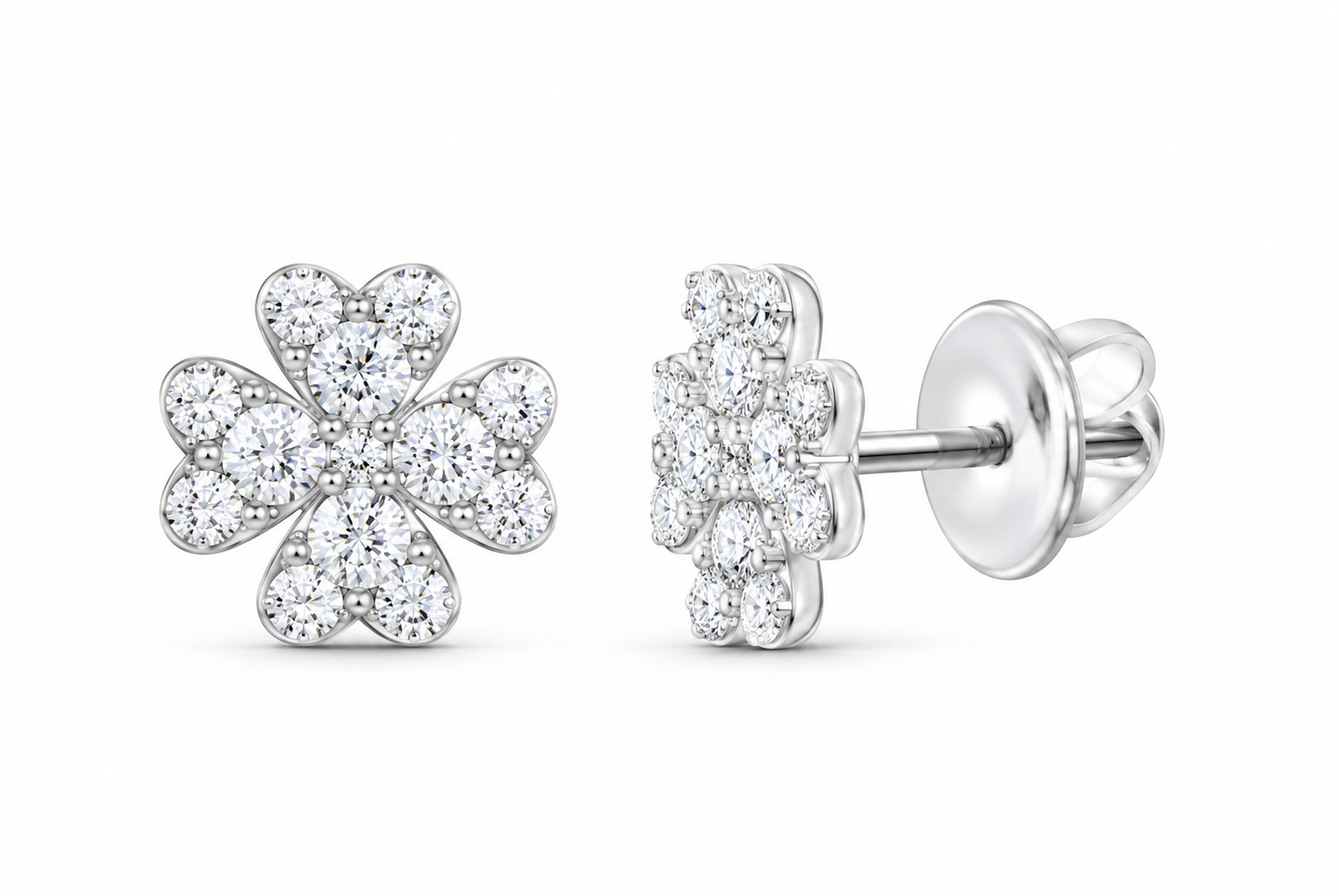Perez Jewerly lab-grown diamond stud earrings, supplier SKU 17633