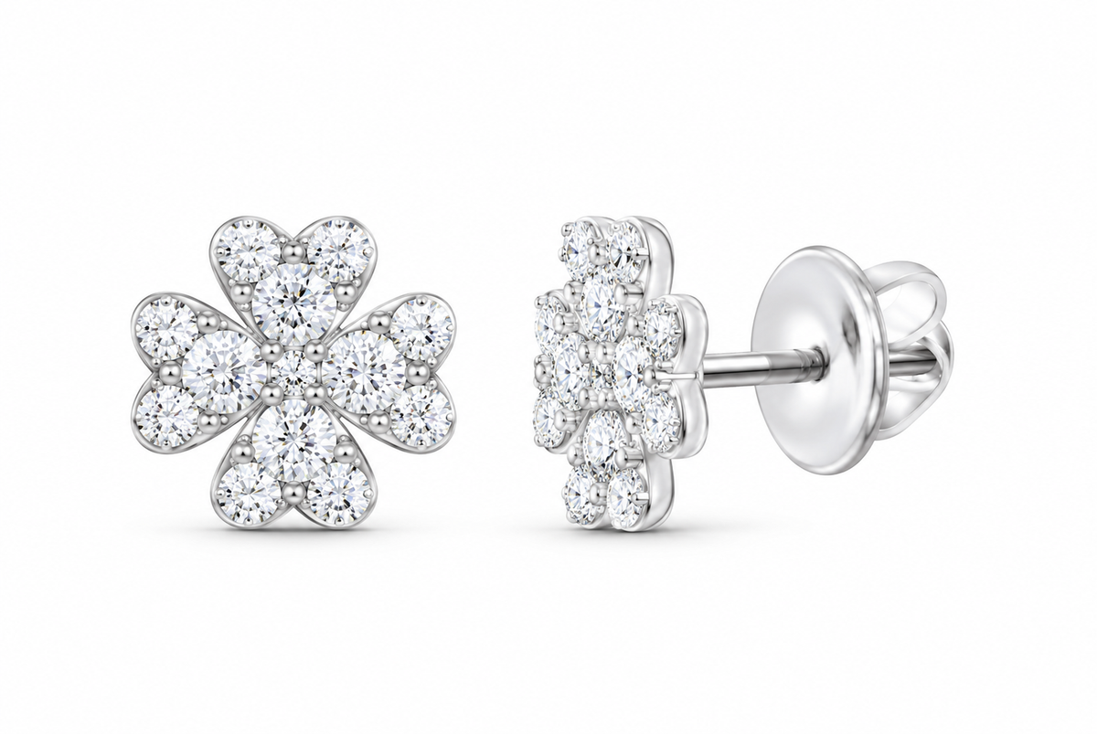 Perez Jewerly lab-grown diamond stud earrings, supplier SKU 17633