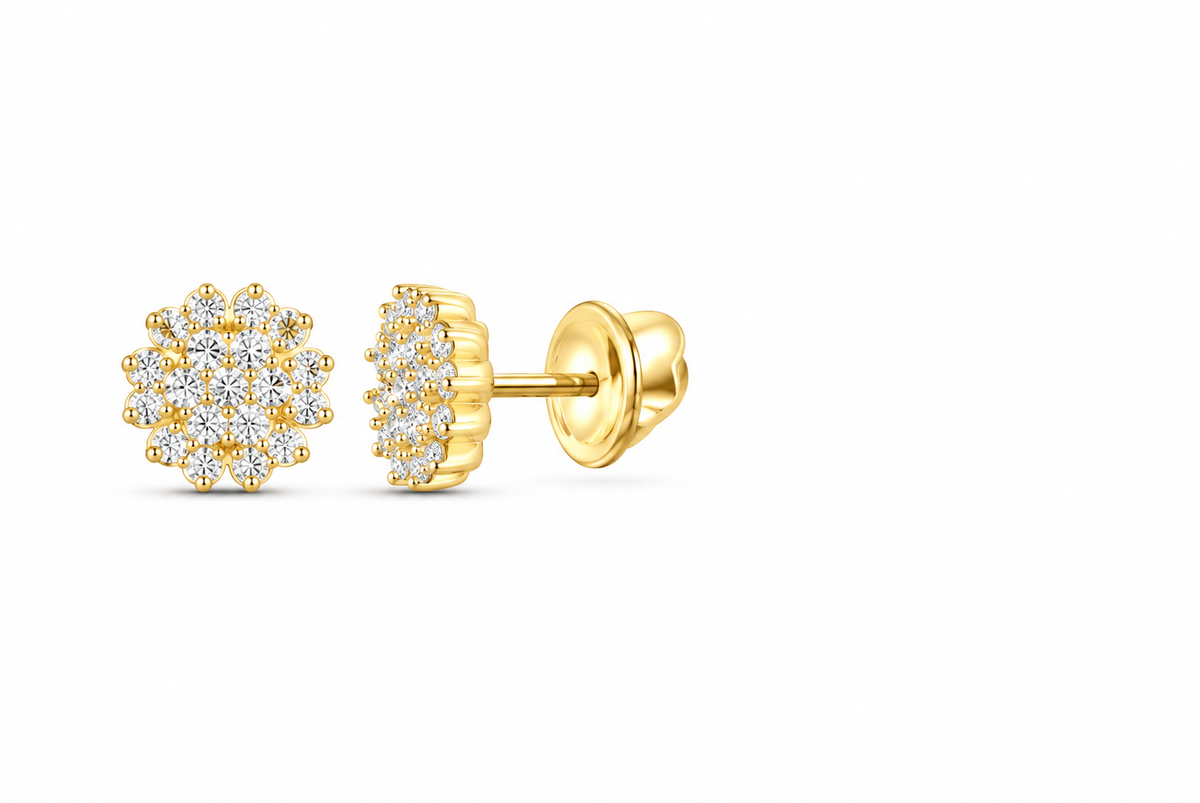Perez Jewerly lab-grown diamond stud earrings, supplier SKU 17665