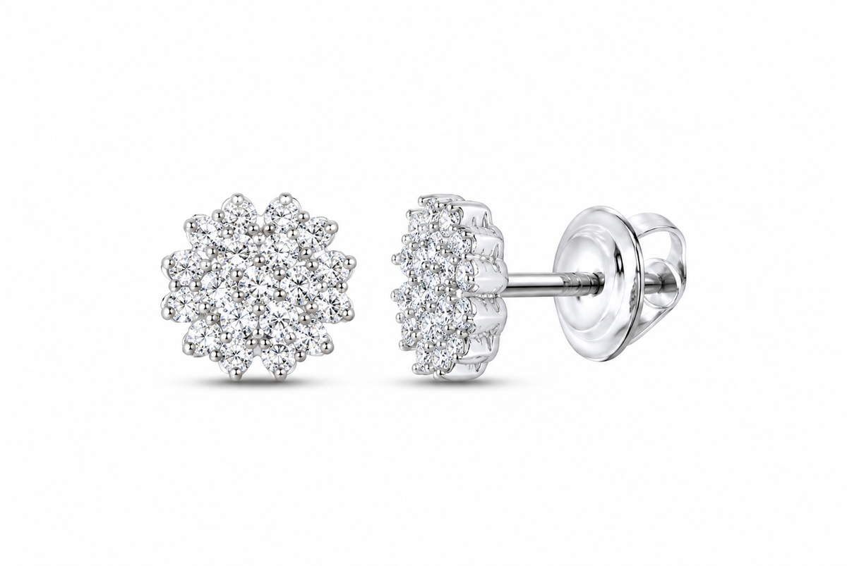 Perez Jewerly lab-grown diamond stud earrings, supplier SKU 17667