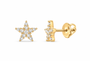 Perez Jewerly lab-grown diamond star stud earrings, supplier SKU 17672