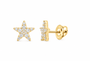 Perez Jewerly lab-grown diamond star stud earrings, supplier SKU 17680