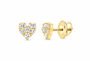 Perez Jewerly lab-grown diamond stud earrings, supplier SKU 17812