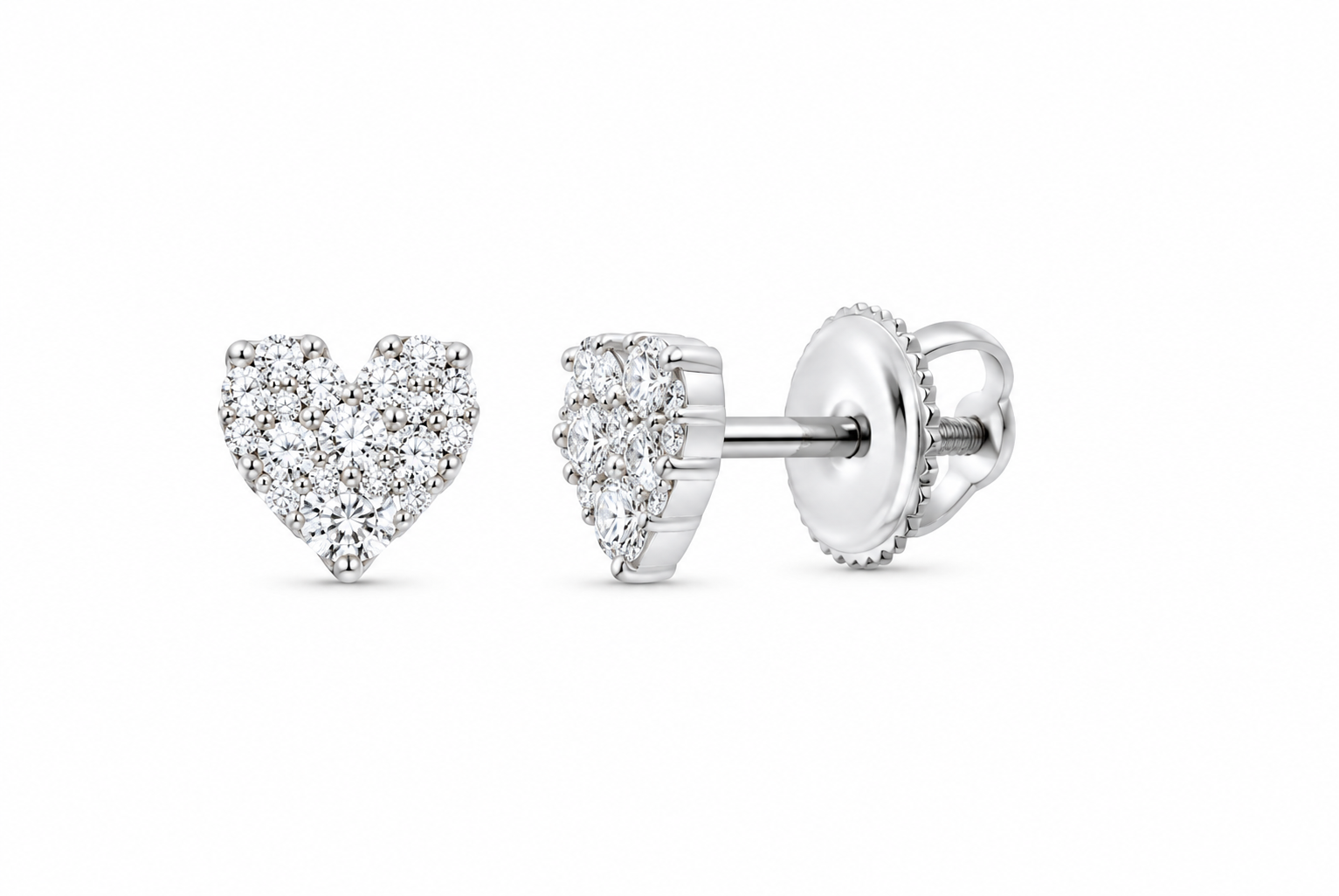 Perez Jewerly lab-grown diamond stud earrings, supplier SKU 17814