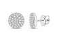 White 1/3 CTW lab-grown diamond round stud earrings SKU 17213