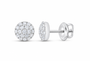 White 1/4 CTW lab-grown diamond round stud earrings SKU 17353
