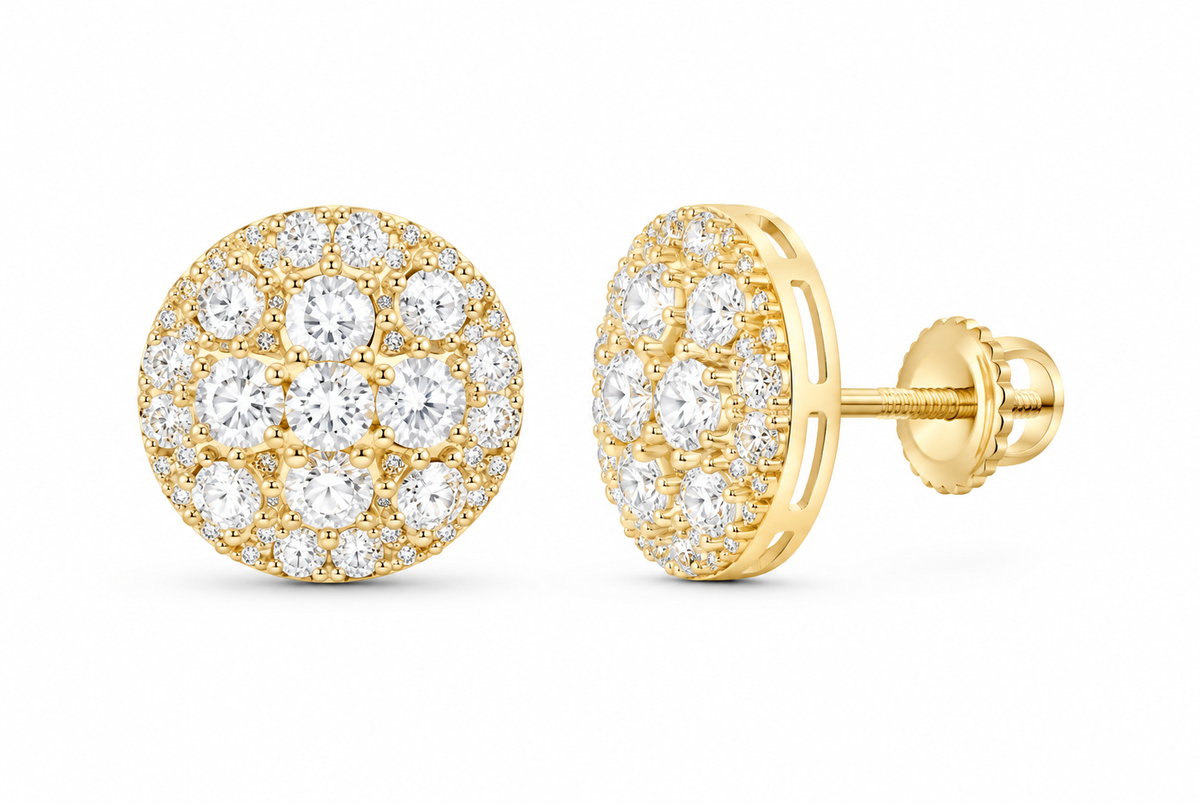Lab-grown diamond earring, supplier SKU 15131