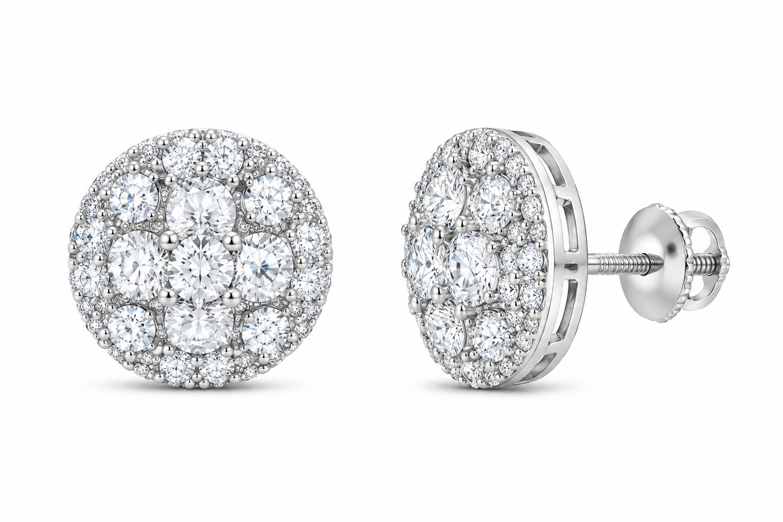 Lab-grown diamond earring, supplier SKU 15133