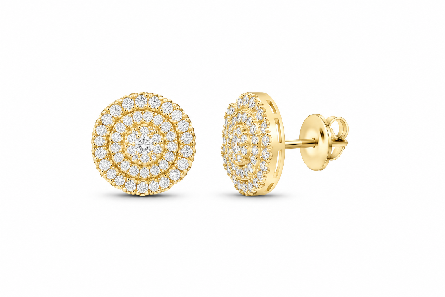Lab-grown diamond earring, supplier SKU 15664