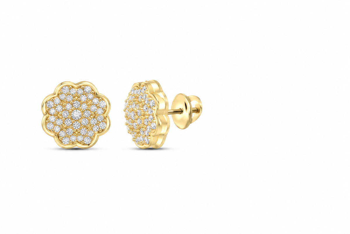 Lab-grown diamond earring, supplier SKU 15681