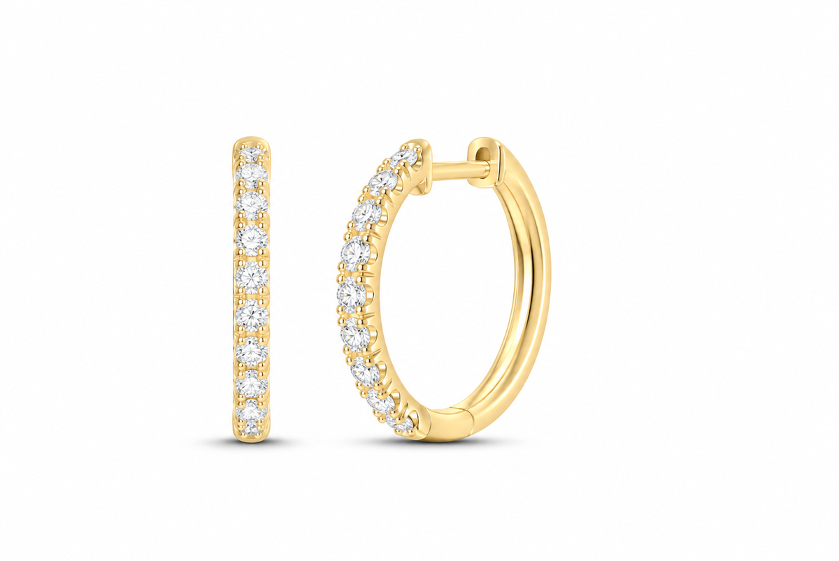 Lab-grown diamond earring, supplier SKU 16164