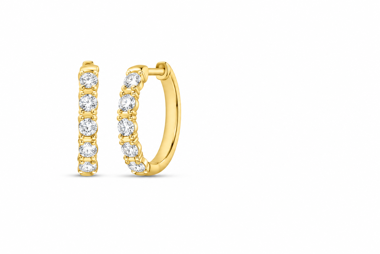 Lab-grown diamond earring, supplier SKU 16201